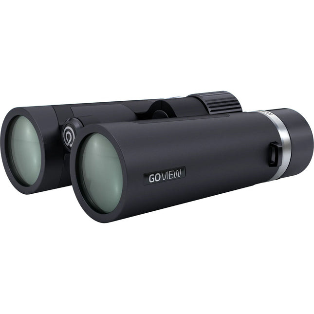 GOVIEW ZOOMR 10x42 Prismáticos Compactos con Adaptador para Smartphone y Ángulo 61°