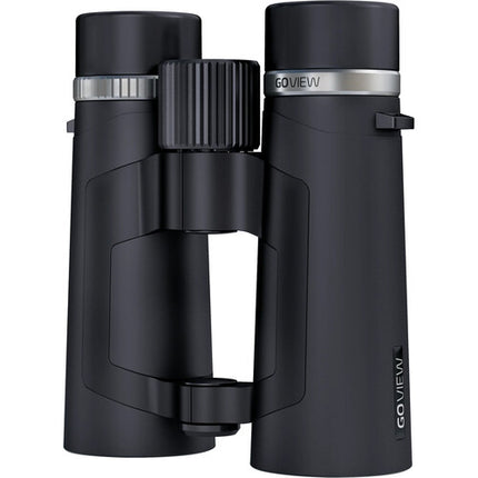 GOVIEW ZOOMR 10x42 Prismáticos Compactos con Adaptador para Smartphone y Ángulo 61°