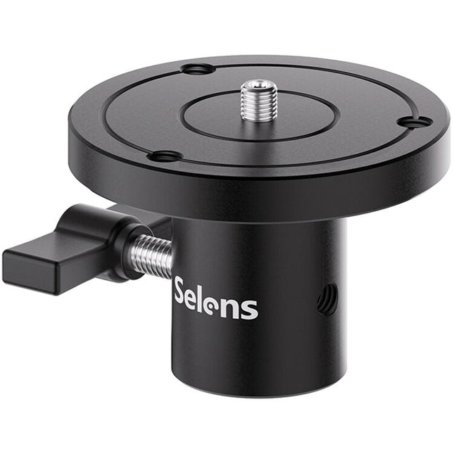 Selens Ball Head Adapter Adaptador para Cabezal Esférico con Tornillo 1/4"-20 y Pin Baby Integrado