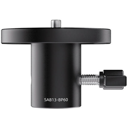 Selens Ball Head Adapter Adaptador para Cabezal Esférico con Tornillo 1/4"-20 y Pin Baby Integrado