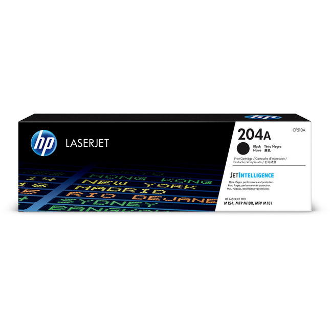 Cartucho de tóner negro HP 204A para LaserJet Pro M154a y M181fw