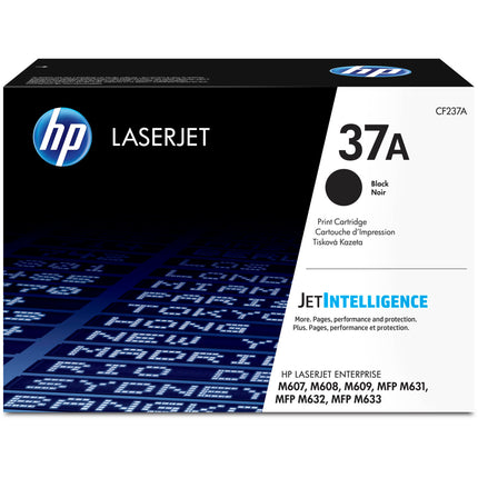 Cartucho Toner Negro HP 37A LaserJet Enterprise para Impresoras M632h M608x