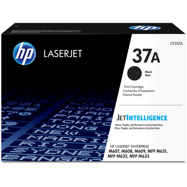 Cartucho Toner Negro HP 37A LaserJet Enterprise para Impresoras M632h M608x