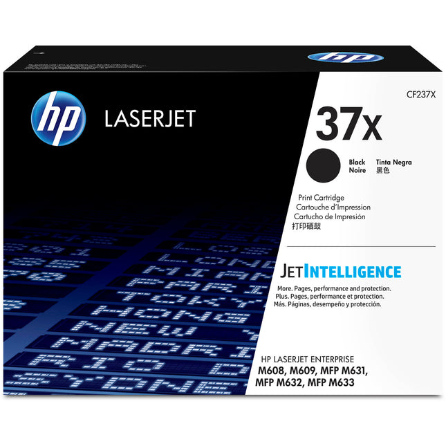 HP 37X Cartucho de Tóner Negro Alta Capacidad para LaserJet Enterprise