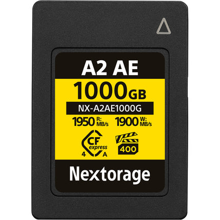 Nextorage 1TB NX-A2AE Tarjeta de Memoria CFexpress 4.0 Tipo A 1950 MB/s Leer 1900 MB/s Escribir
