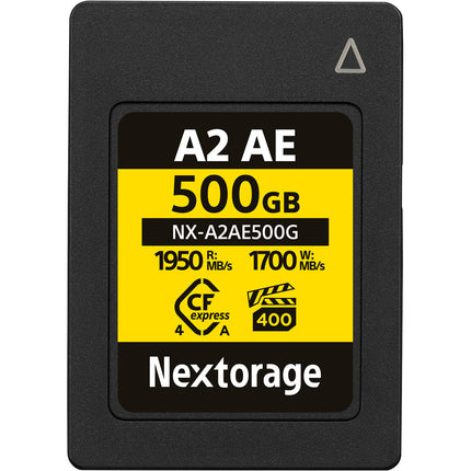 Nextorage 500GB NX-A2AE Tarjeta de Memoria CFexpress 4.0 Type A 1950 MB/s Lectura 1700 MB/s Escritura