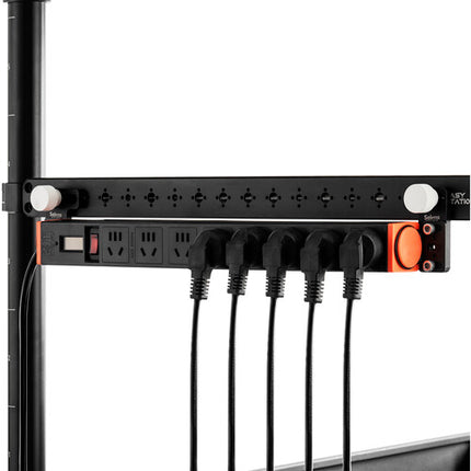 Selens Power Strip Holder Soporte para Regletas hasta 45 cm Par