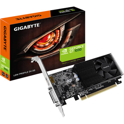Gigabyte GeForce GT 1030 Tarjeta gráfica 2GB DDR4 1417 MHz Low Profile HDMI DVI
