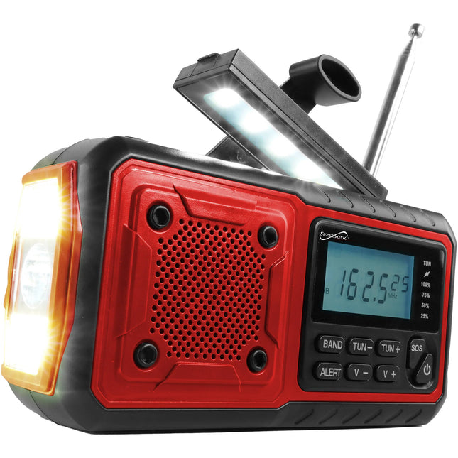 Supersonic Guardian Radio de Emergencia Multi-Potencia con Alerta NOAA 4000mAh Linterna