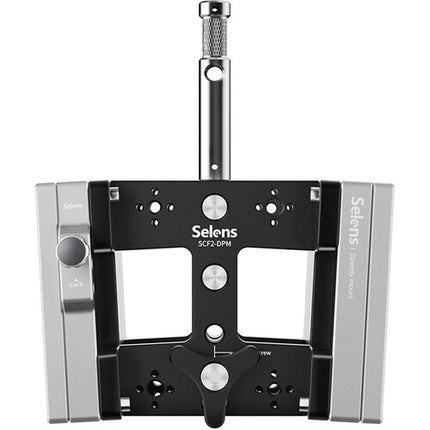 Selens Easy Station Soporte para Dos Monitores para Carro con Placas VESA y Adaptador 3/8"-16