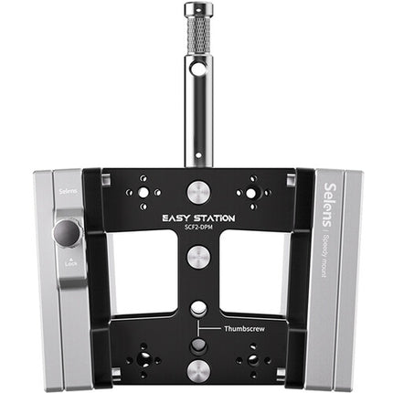 Selens Easy Station Soporte para Dos Monitores para Carro con Placas VESA y Adaptador 3/8"-16