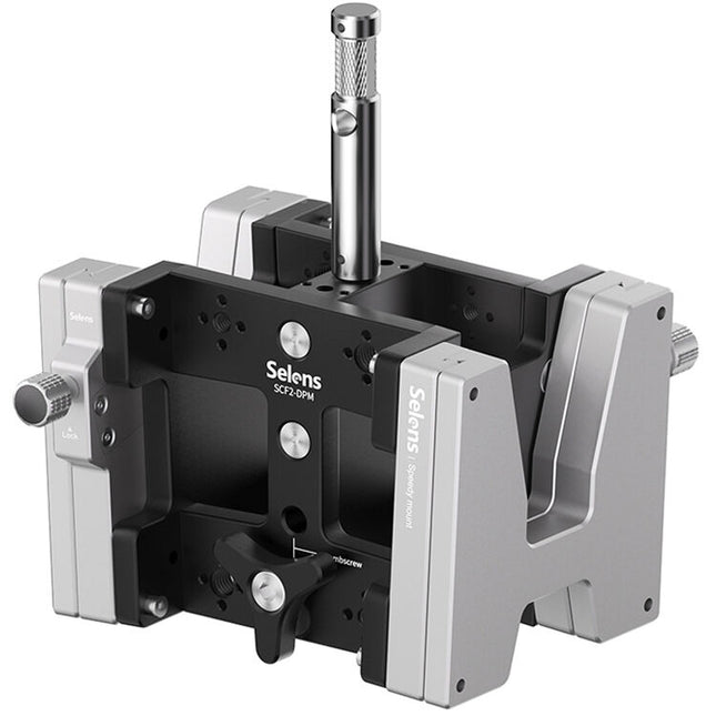 Selens Easy Station Soporte para Dos Monitores para Carro con Placas VESA y Adaptador 3/8"-16