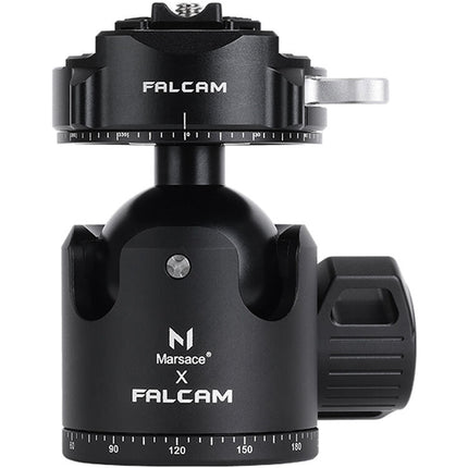 Falcam Marsace XB-2R Cabezal Panorámico Dual 11 lb Altura 3.9" con Placa Rápida F38 V2