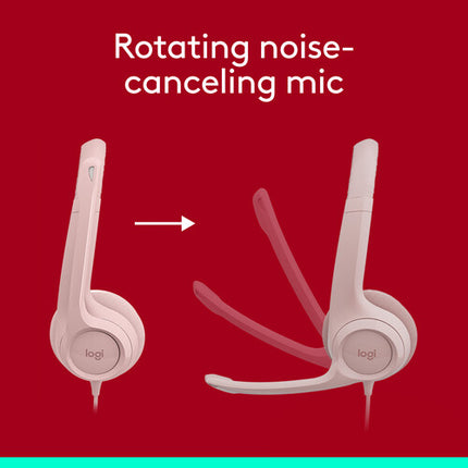 Logitech H390 Auriculares USB-A con micrófono cancelación de ruido y controles en línea