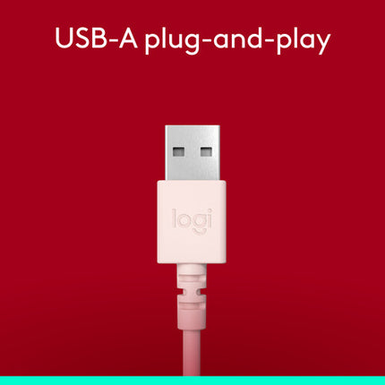 Logitech H390 Auriculares USB-A con micrófono cancelación de ruido y controles en línea