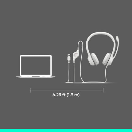 Logitech H390 Auriculares USB-A Micrófono con Cancelación de Ruido