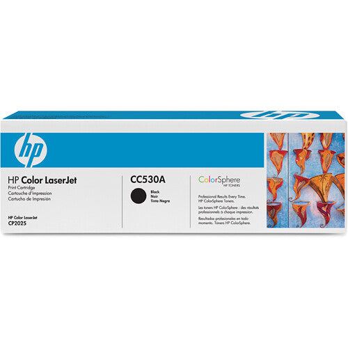 Cartucho de Tóner Negro HP CC530A para Impresoras HP Color LaserJet CP2025 CM2320