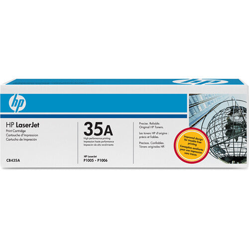 Tóner Negro HP LaserJet CB435A para Impresoras HP P1005 y P1006