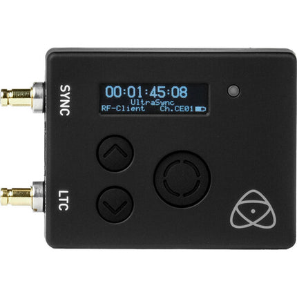 Atomos UltraSync ONE RF sincronizador de código de tiempo 24h batería 200m alcance 3-pack