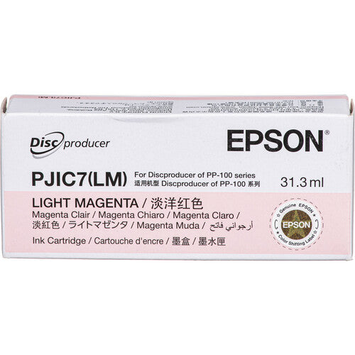 Tinta Light Magenta Epson PJIC7-LM Alta Capacidad con Sensor Bajo Tinta para Impresora Discproducer PP-100