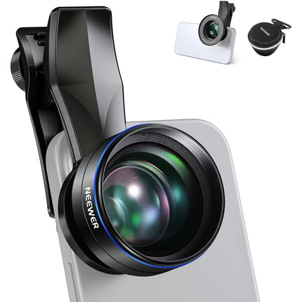 Neewer LS-41 PRO Lente Telefoto 60mm con Clip y Adaptador 67mm