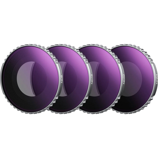 Set de 4 Filtros ND Neewer FL-B04 para DJI Action 4 5 Pro ND8 ND64
