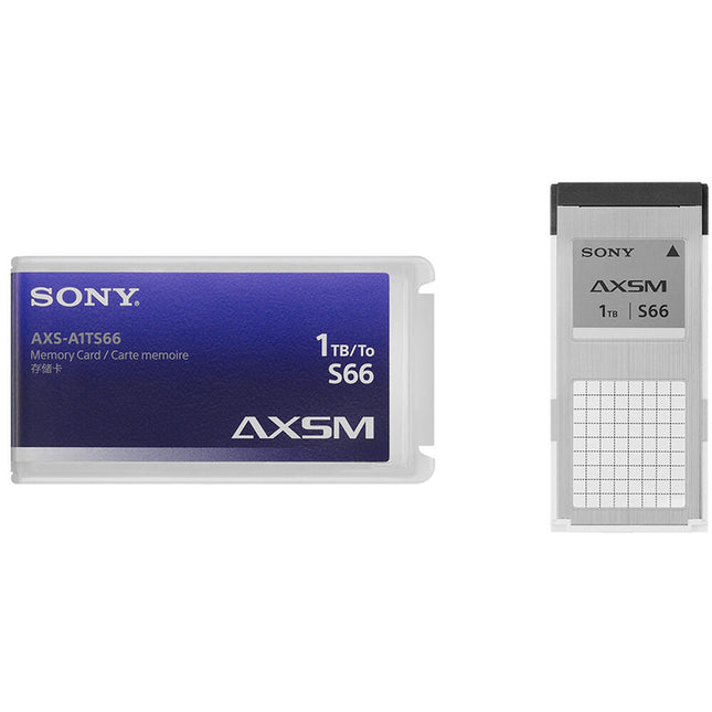 Sony 1TB AXS S66 Tarjeta de Memoria 1TB Velocidad 6.6 Gb/s Pack 3 unidades