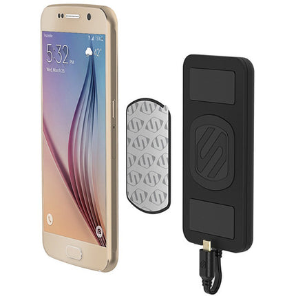 Scosche MagicMount PowerBank 4000mAh Batería Portátil con Cable Micro-USB 3 Unidades Negro