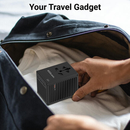EZQuest WorldTravel Cargador de Pared GaN 35W 5 Puertos Negro