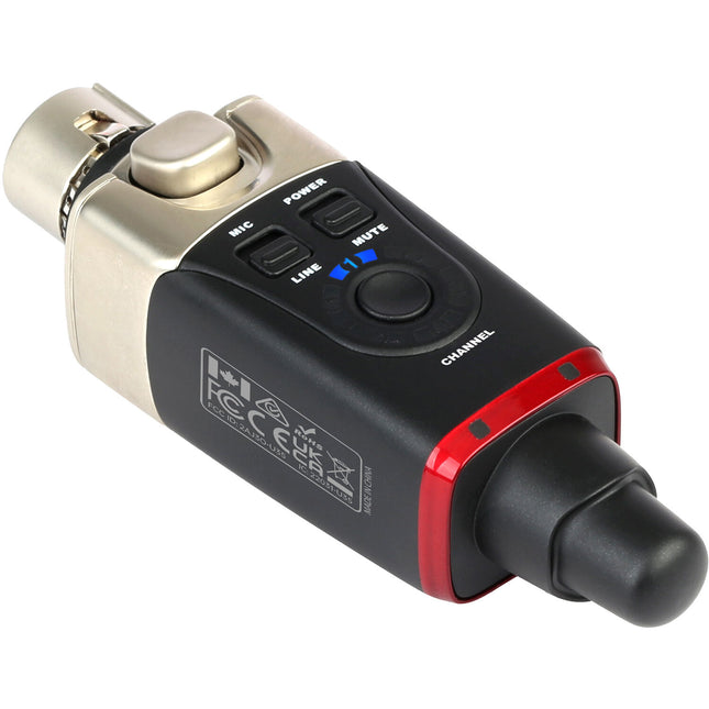 Xvive Audio U35T Transmisor Inalámbrico para Micrófono 5.8 GHz 100' Alcance 5 Horas Batería