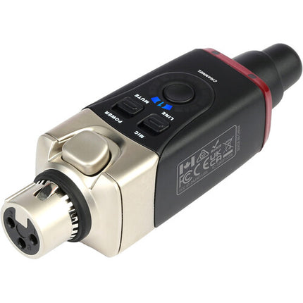 Xvive Audio U35T Transmisor Inalámbrico para Micrófono 5.8 GHz 100' Alcance 5 Horas Batería