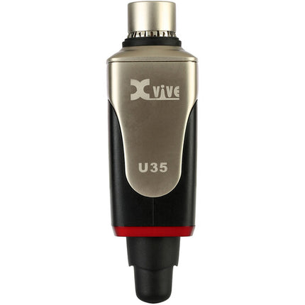 Xvive Audio U35T Transmisor Inalámbrico para Micrófono 5.8 GHz 100' Alcance 5 Horas Batería