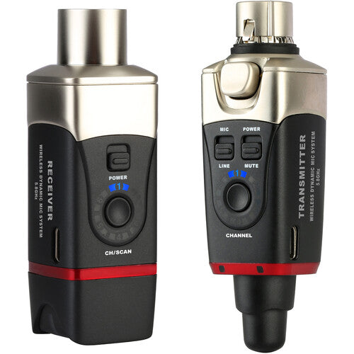 Xvive Audio U35D Sistema Dual Inalámbrico 5.8 GHz 100 ft Alcance