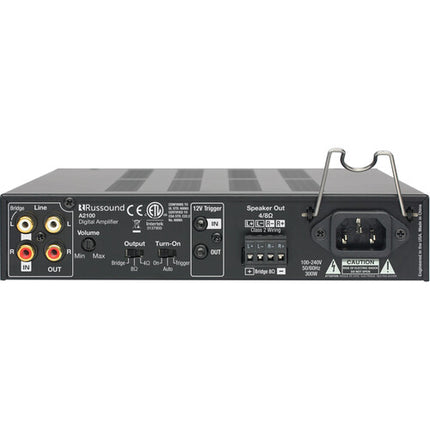 Russound A2100 Amplificador Digital 2 Canales 100W Tamaño Half-Rack