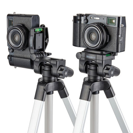 Magnus GP-100-2 Trípode de Aluminio con Cabezal Pan 4 lb 52.5" Altura