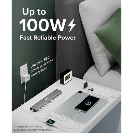 Plugable Cargador USB Prioritario 10 Puertos 5V 500mA PD 100W