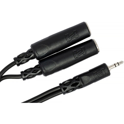 Hosa Technology Cable Y Estéreo 3.5mm Macho a 2 1/4" Hembra 15 cm