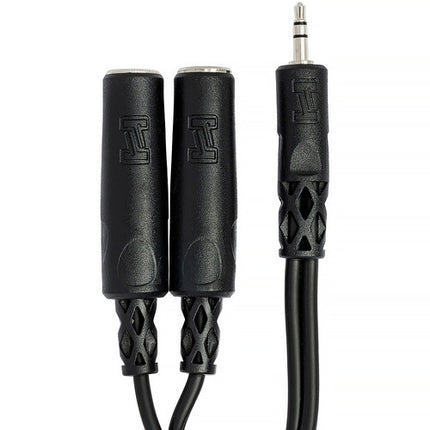 Hosa Technology Cable Y Estéreo 3.5mm Macho a 2 1/4" Hembra 15 cm
