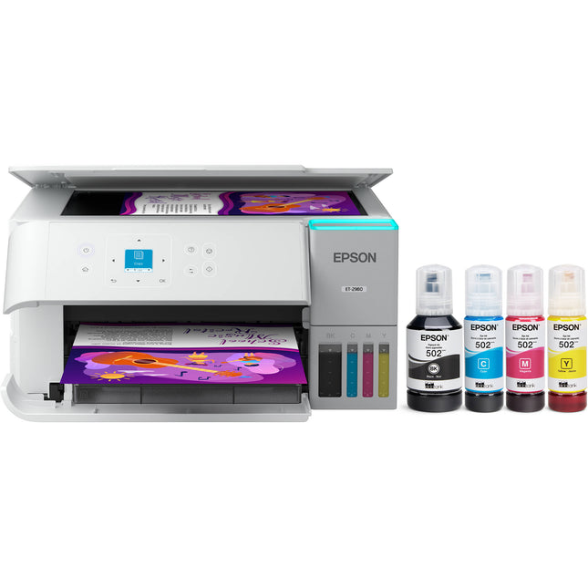Epson ET-2980 Impresora Multifuntional Color Wi-Fi Resolución 4800x1200 dpi Bandeja 100 hojas