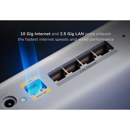 Netgear Orbi 870 BE21000 Sistema Wi-Fi Malla Tri-Banda 21 Gb/s 9000 pies²