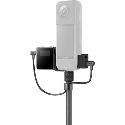 Insta360 Invisible Mic Cold Shoe para micrófono RODE GO con cable 3.5mm y correa