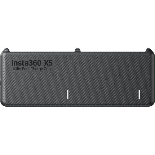 Insta360 Utility Fast-Charge Case para X5 Cargador 2 Bahías USB-C PD y 3 Ranuras microSD