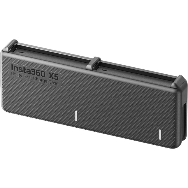 Insta360 Utility Fast-Charge Case para X5 Cargador 2 Bahías USB-C PD y 3 Ranuras microSD
