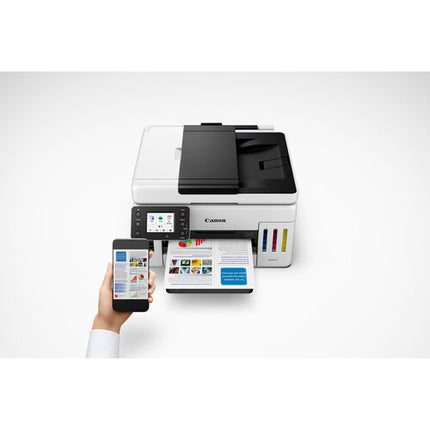 Canon MAXIFY GX6120 Impresora Multifuncional Color Wireless con Tanque Mega 250 Hojas Kit de Tintas GI-26