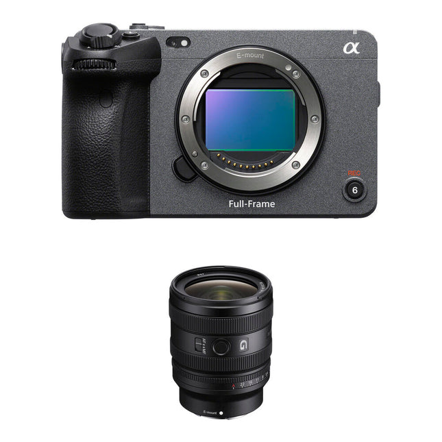 Sony FX3A Cámara de Cine Full-Frame 12.1MP 4K120fps con Lente 24-50mm f28