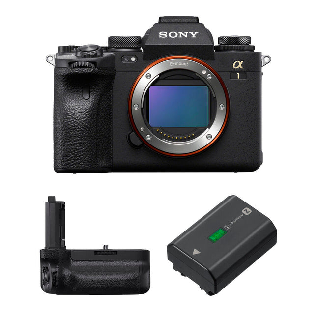 Sony a1 Cámara Sin Espejo 50MP 30fps con Grip Vertical y Batería