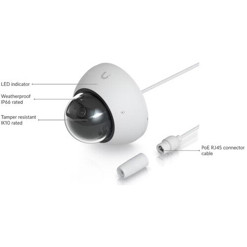 Ubiquiti UniFi AI Cámara de Red Domo Exterior 4K UHD 131 ft Visión Nocturna