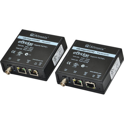 ALTRONIX eBridge100RMT Adaptador Ethernet Longitud 1640 pies PoE 802.3af/at