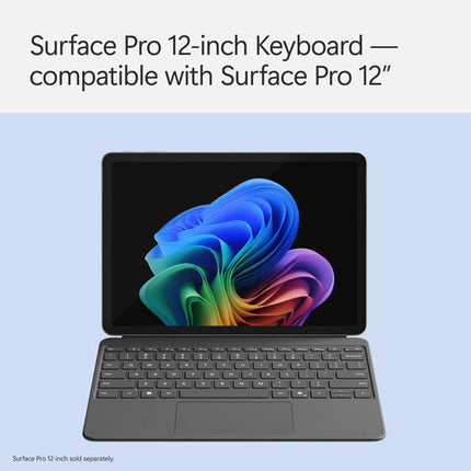 Microsoft 12" Surface Pro Funda Teclado con Teclas Mecánicas y Panel Táctil