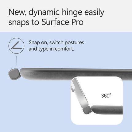 Microsoft 12" Surface Pro Funda Teclado con Teclas Mecánicas y Panel Táctil